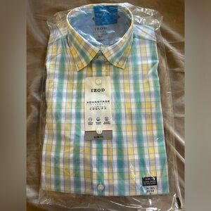 Brand new Izod button up dress shirt